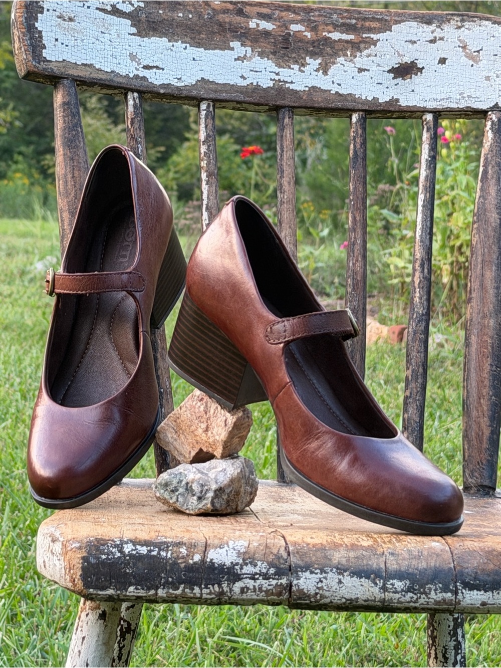 Chesnut Block Heels